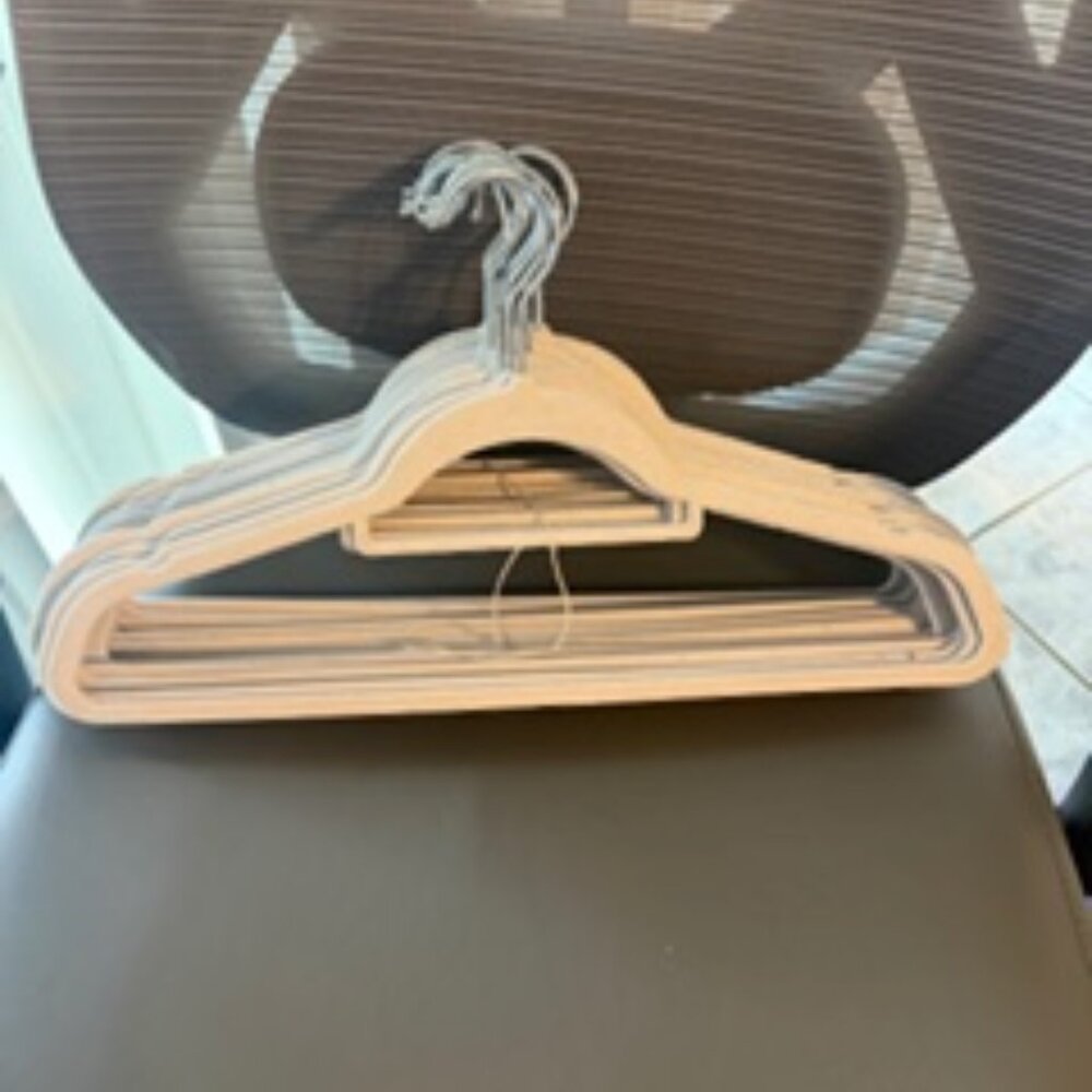 Grey Velour hangers